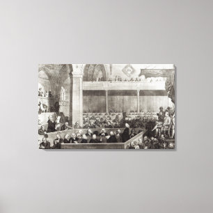 Impressão Em Tela A Assembleia Geral do Kirk da Escócia