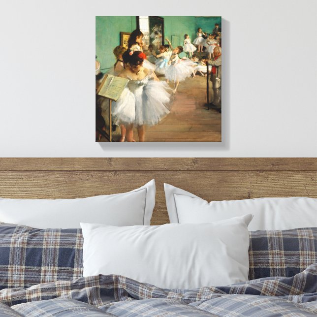 Impressão Em Tela A Aula de Dança por Edgar Degas (Insitu(Quarto))