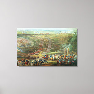 Impressão Em Tela A batalha de Fontenoy, o 11 de maio de 1745