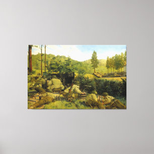 Impressão Em Tela A Batalha de Mortain por Keith Rocco