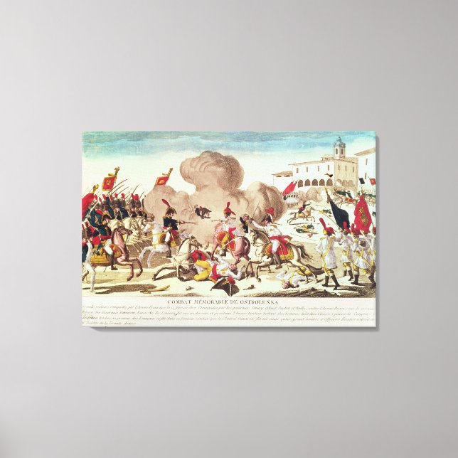 Impressão Em Tela A Batalha de Ostrolenka (Frente)