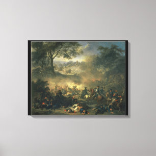 Impressão Em Tela A batalha de Poltava em 1709, 1717