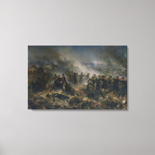 Impressão Em Tela A bateria de Gervais no cerco de Sebastopol