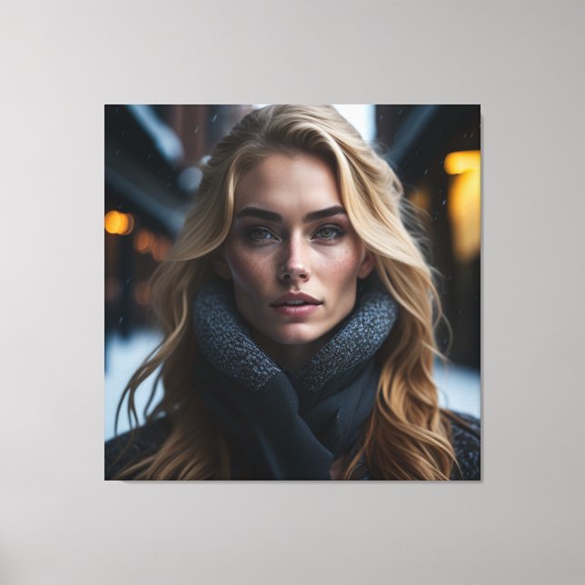 IMPRESSÃO EM TELA A BEAUTIFUL WOMAN #2 (Frente)