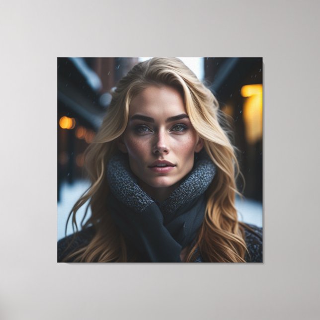 IMPRESSÃO EM TELA A BEAUTIFUL WOMAN #2 (Frente)