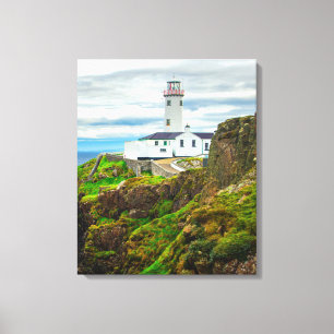 Impressão Em Tela A "Beira do Mundo" no Farol de Fanad Head