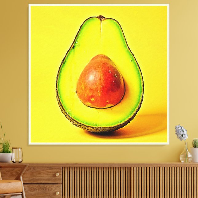 Impressão Em Tela A Beleza de um Design Avocado Saudável (Insitu(Sala de estar))
