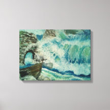 A beleza de um surf forte