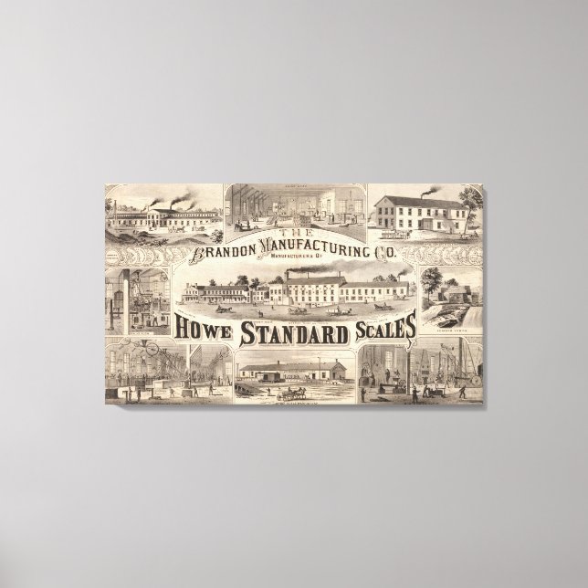 Impressão Em Tela A Brandon Manufacturing Company (Frente)