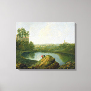 Impressão Em Tela A cabeça do lago Nemi (óleo em canvas)
