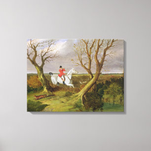 Impressão Em Tela A Caça Suffolk - Foi-se embora (óleo na canvas)