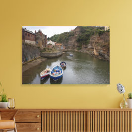 Impressão Em Tela A Calmaria de Staithes Beck