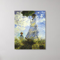 A Caminhada, Senhora com Parasol