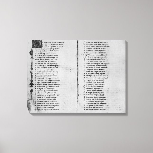 Impressão Em Tela A canção de Roland' (Frente)