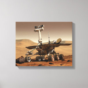Impressão Em Tela A capitulação do artista de Marte Rover