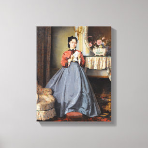 Impressão Em Tela A carta de amor daqui até agosto Toulmouche