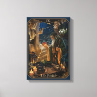 A carta do tarot do Eremita - arte de alquimia fan