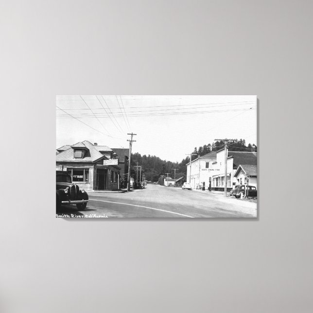 Impressão Em Tela A Cena do Canto da Rua (Frente)