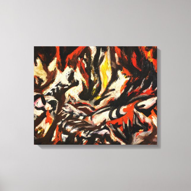 Impressão Em Tela A CHAMA - C. 1934-38 - Abstrato - (Frente)