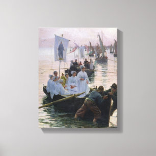 Impressão Em Tela A chegada da procissão de St Anne