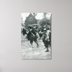 Impressão Em Tela A chegada de Stuyvesant em New Amsterdam