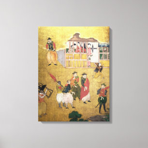 Impressão Em Tela A chegada do português em Japão