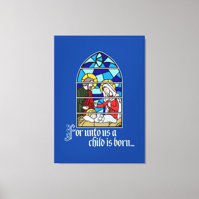 Impressão Em Tela A Child is born (Frente)