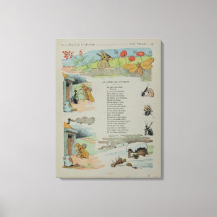 Impressão Em Tela A Cicada e a Formiga das Fábricas