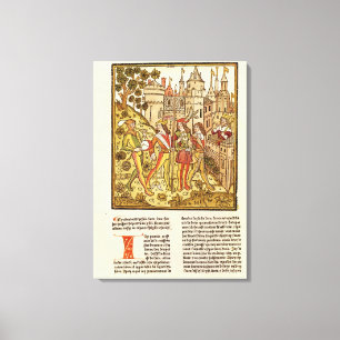 Impressão Em Tela A Cidade de Deus e a Cidade deste Século