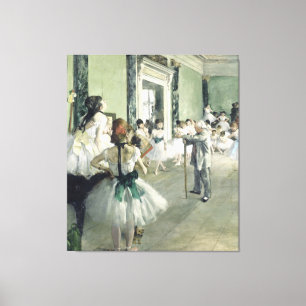 Impressão Em Tela A Classe de Balé Edgar Degas