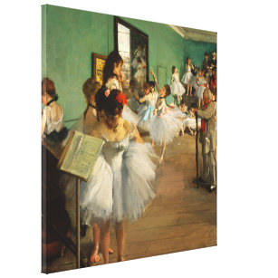 Impressão Em Tela A classe de dança   Edgar Degas