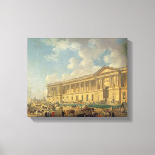 Impressão Em Tela A colunata do Louvre. c.1770