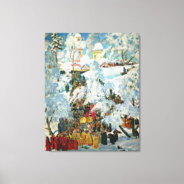 Impressão Em Tela A Conseção de Água na Teofania (Frente)