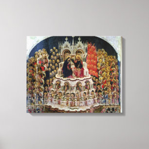 Impressão Em Tela A coroação do Virgin no paraíso, 1438