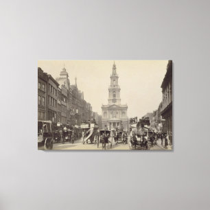 Impressão Em Tela A costa, c.1880 (foto do sepia)