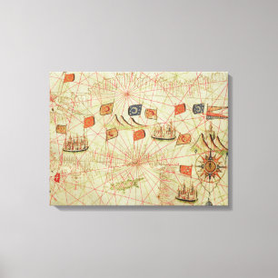 Impressão Em Tela A costa de Turquia e de Chipre