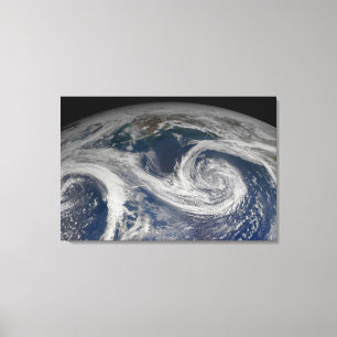 Impressão Em Tela A Costa Sul Do Alasca E O Golfo Do Alasca.