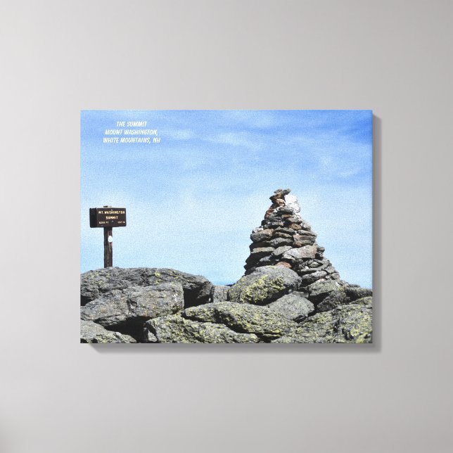 Impressão Em Tela A Cúpula, Monte Washington 1 (Frente)
