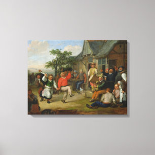 Impressão Em Tela A dança dos camponeses, 1678