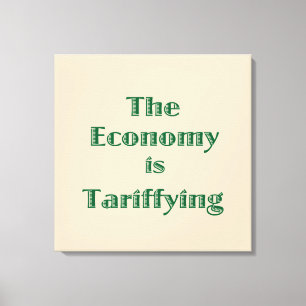 Impressão Em Tela A economia está tarifando