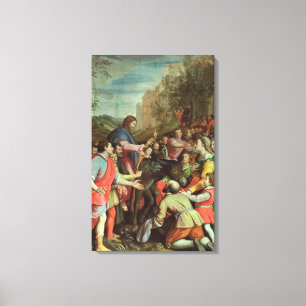 Impressão Em Tela A entrada do cristo em Jerusalem