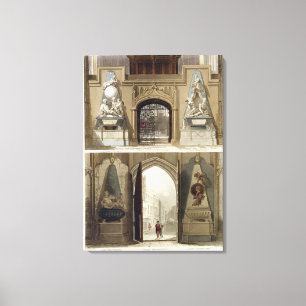 Impressão Em Tela A entrada no coro e na entrada ocidental,