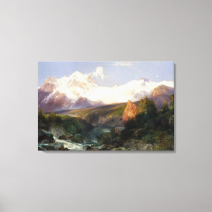 Impressão Em Tela A escala de Teton