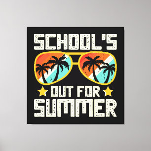 Impressão Em Tela A Escola Fechou Para o Verão