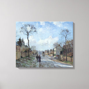 Impressão Em Tela A estrada a Louveciennes, 1872