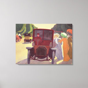 Impressão Em Tela A estrada com Acácia, 1908