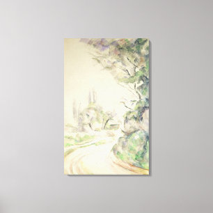 Impressão Em Tela A estrada de enrolamento, c.1900-06 (w/c no papel)