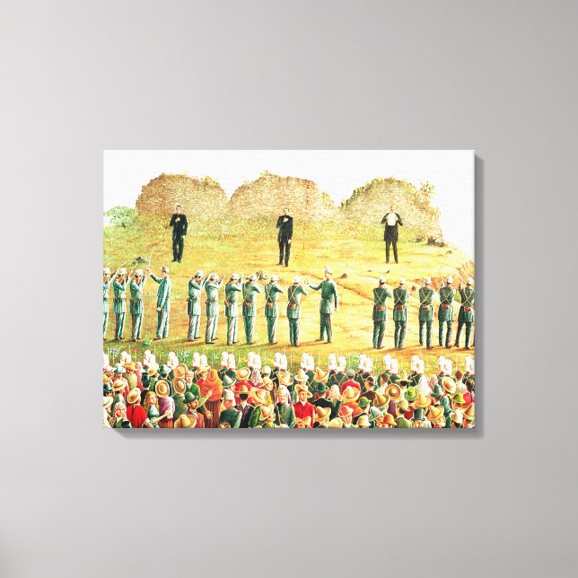 Impressão Em Tela A execução de Maximilian I (Frente)