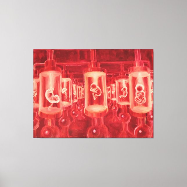 Impressão Em Tela A fábrica infantil (Frente)