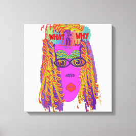 Impressão Em Tela A Face Da Curiosidade